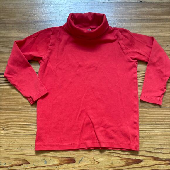 The Beaufort Bonnet Company red long sleeve turtleneck shirt SIZE 7 - Picture 1 of 4
